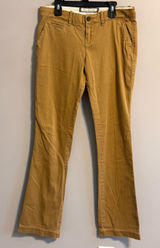 Abercrombie & Fitch Perfect Stretch Flare Chino Pants Tan Size 4R Photo 0