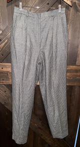 Vintage 90s Lauren Ralph Lauren Women's‎ Sz 8 100% Pure New Wool Plaid Pants Photo 0
