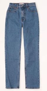 Abercrombie Curve Love Ultra High Rise 90s Straight Jean Photo 0