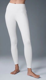 Alo High-Waisted Airbrush Leggings White Photo 0