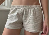 Pajama mini shorts Gray Photo 0