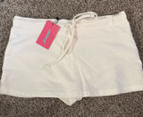 Edikted White Sweat Skort Photo 0