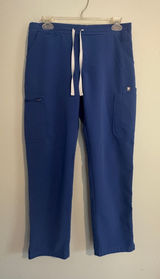 Figs Women's Yola High Rise Slim Scrub Pants in Royal Blue- small Photo 0