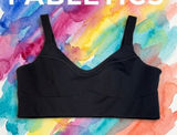 Fabletics Womens‎ Black Adjustable Strap Sports Bra Activewear Yoga Gym M $89.00 Photo 0
