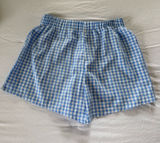 Gingham Shorts Blue Photo 0