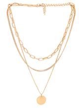 Gold Layered Necklace Photo 0