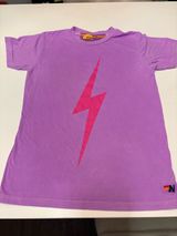 Aviator Nation bolt print tee youth size 14 - fits women’s XS/S Photo 0