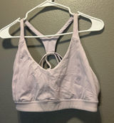 PrAna Strappy Sports Bra Purple Faded Plum Lilac Low Impact Yoga Plus Size XL Photo 0