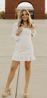 White Formal Princess Polly Dress Photo 0