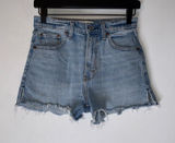 abercrombie‎ fitch The Mom Short High Rise Blue Size 24/00 Photo 0