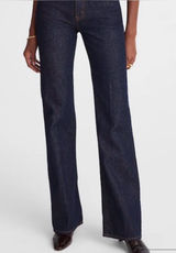 Madewell Women’s The Vintage Flare Jean NWT US 26 Petite Dark Wash Cotton Photo 0