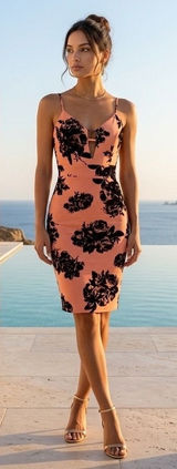 Haute Monde NWT Women Velvet Flocked Floral Cutout Midi Bodycon Dress Whimsigoth Dark Fairy Photo 0