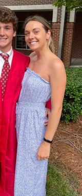 Blue and white jumpsuit Size M Photo 0