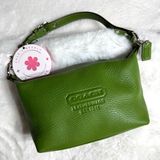 COACH Vintage Y2K EST. 1941 Leatherware Green Mini Shoulder Baguette Bag Photo 0