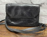 HOBO‎ International Black Leather Crossbody Purse Wallet Photo 0