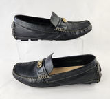 Cole Haan Women's Leather Driving Loafers Navy Gray Shoes Slip On 7.5 Size 8B Photo 0