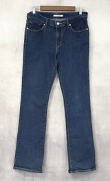 Levis Classic Bootcut Jeans Womens 30 Dark Wash‎ Stretch Minimalist Americana Photo 0