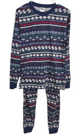 Hanna Anderson Star Wars Fair‎ Isle Holiday Organic Cotton Pajama Set Womens M Photo 0