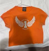 Harley-Davidson Tee Vintage Crop Graphic Photo 0