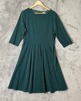 Unique Vintage XL Emerald Glitter Dress Vintage Inspired‎ Fit Flare Pin Up New Photo 0