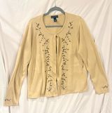 Karen Scott Embroidered Cardigan XL Photo 0