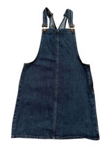 Madewell Denim Pinafore Dress Womens XS Blue Excellent Overall Mini Dress Photo 0