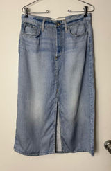Rag & bone Miramar liquid faux denim midi skirt. 28 Photo 0