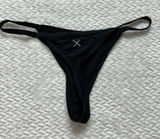 Boutine LA Bikini Bottom Swimsuit M String Black Beach Resort Minimalist Size M Photo 0