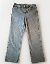 LRL Lauren Jeans Classic Straight Blue Denim Jeans Womens Size 10‎ Photo 0