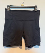 Lululemon Fast and Free High-Rise Short 6 Nulux Black Running Shorts Size 6 Photo 0