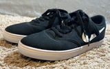 969 |‎ Nike SB Check Solarsoft Canvas Skate Shoes Black White Womens 9 Photo 0