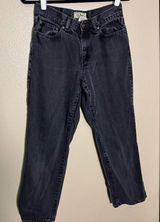 L.L. Bean Women's Black Baggy vintage straight Jeans size 8‎ Photo 0