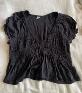 Black Crop T Shirt Photo 0