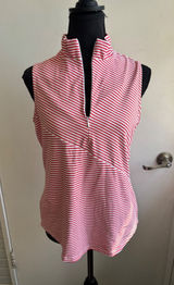 Tommy Bahama Aubrey IslandZone Zip Neck Shirt Small Golf Polo athleisure Photo 0