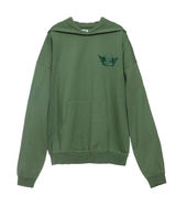 Boys Lie Waffle Knit Charmer Hoodie in green Photo 0