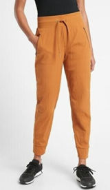 Athleta Trekkie North Jogger Cattail Brown Stretch Hiking Adventure Size 4 Photo 0