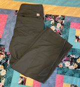 Vuori $98 Ripstop Wideleg Woman’s S Olive Green Elastic Waist Pants Photo 0