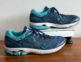 Mizuno Wave Rider 22 Navy Teal Running Shoes Womens 9.5 J1GD183170‎ Photo 0