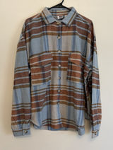 NWT Ford Bronco Truck Graphic Logo Button Down Long Sleeve Flannel Shacket XXL‎ Photo 0