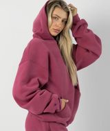 Comfrt Minimalist Hoodie Purple Size M Photo 0