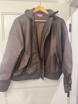 Edikted Faux Leather Jacket  Photo 0