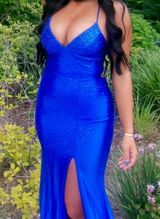 Prom dress Blue Size 4 Photo 0
