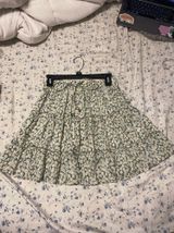 Green floral skirt  Photo 0
