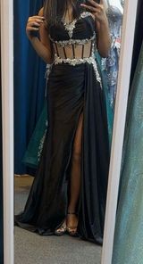 Chocolate USA Black dress with corset size 6 Photo 0