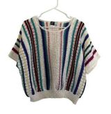 Koret solos knit striped vintage top comfortable casual 90s shirt woven boho Photo 0