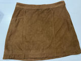 Abercrombie Skirt Mini Suede Brown Photo 0