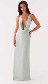 Peppermayo maxi sage green dress Photo 0