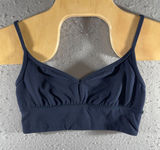 3117 | Lululemon Flow Y Bra Nulu Yoga Sports Bra Navy Blue Women Size 8 Photo 0