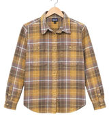Patagonia Fjord Flannel Shirt Medium Brown Yellow Plaid Gorpcore Granola Girl M Photo 0