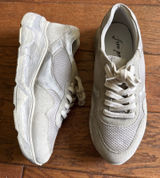 Free People Let’s Wander Washed Shoe Sneaker Womens Size 39 US 8.5 Gray Photo 0